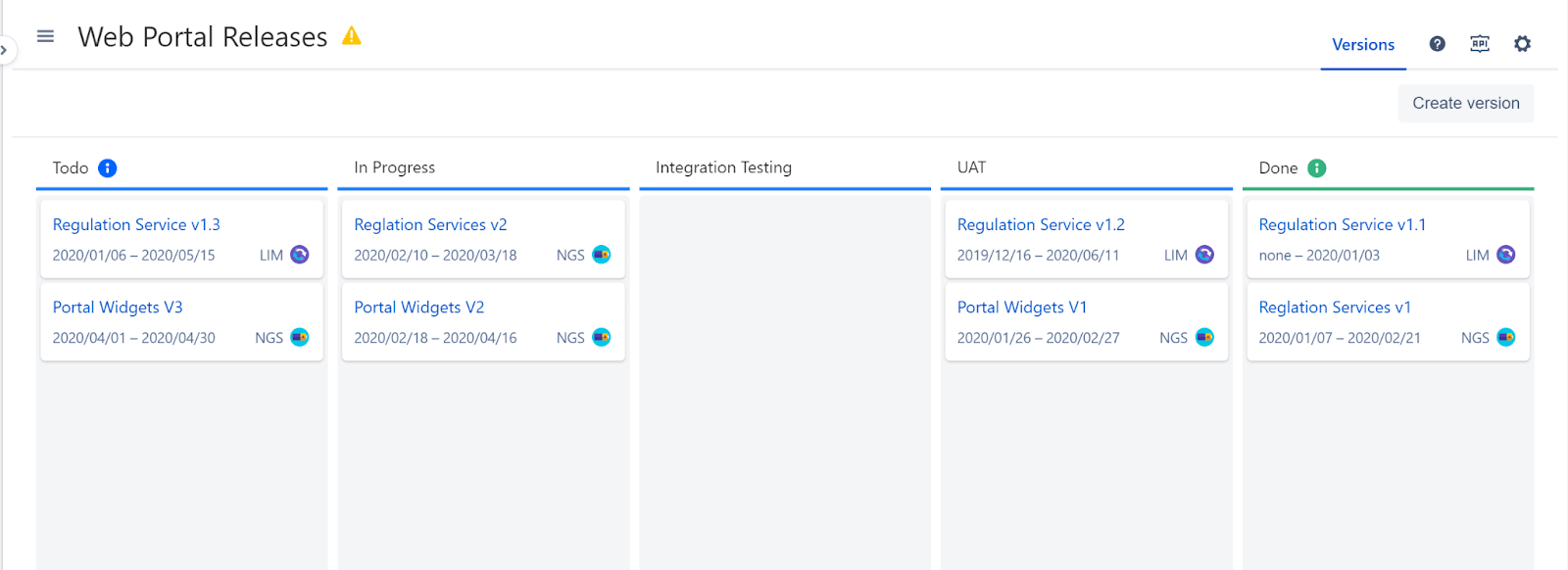 The Release Management App - Cross Project Releases
