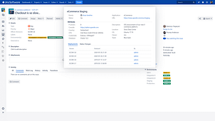 Golive custom fields can link Jira issues with Test Environments