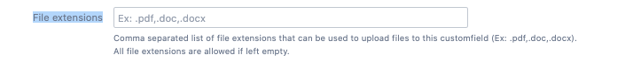 File Field Attachment Extensions For Jira