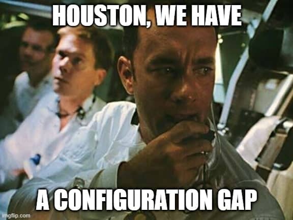Houston Configuration Gap