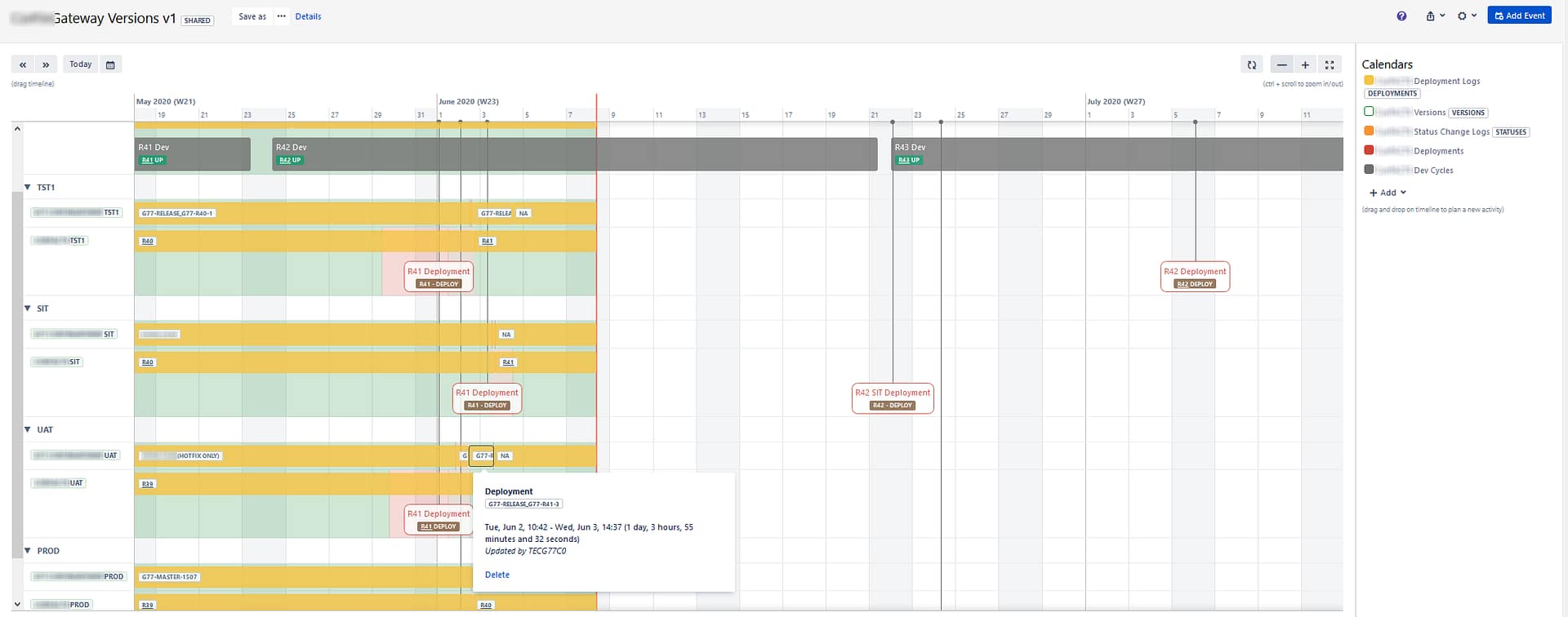 Compare Deployment Logs with Release Plans at SwissRe