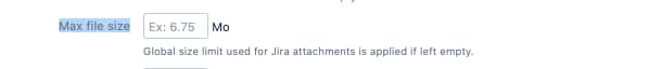 Attachment max size in Jira