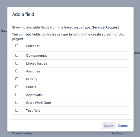 Jira Service Desk File Field Configuration