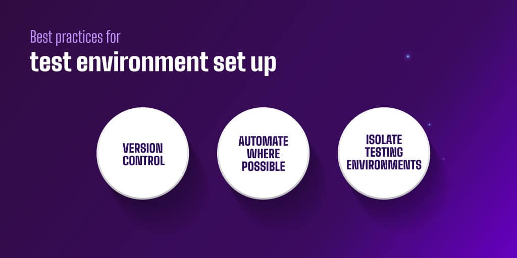 Best Practices for Test Environment Set Up