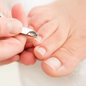 Pedicure with cuticle cut Lausanne cuticle pedicure